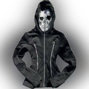 Black Skull Hoodie Sweatshirt